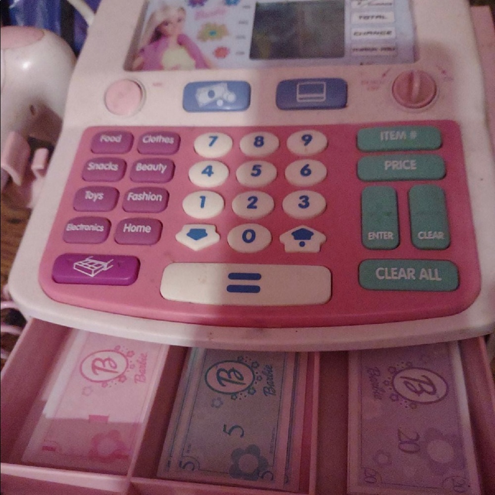 Barbie cash register